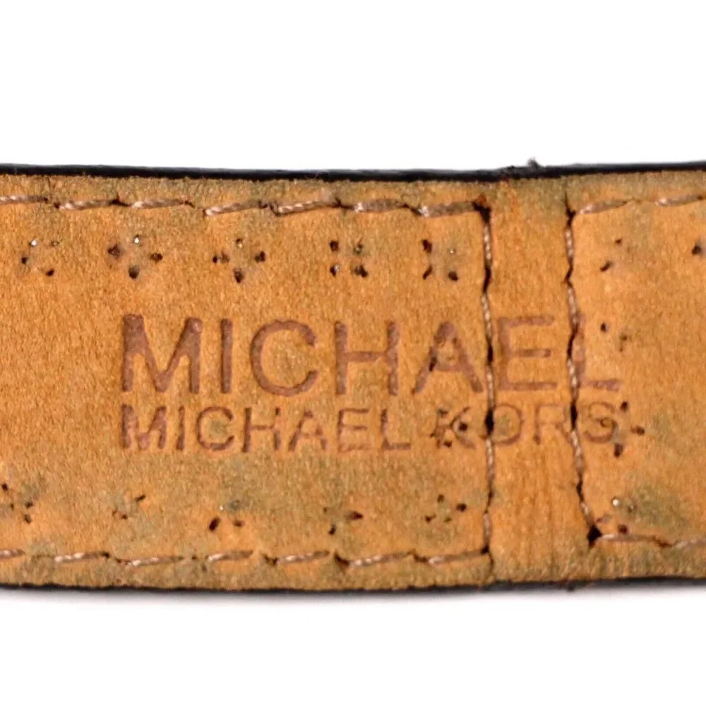Michael Kors STUDS CROCO BROWN GENUINE LEATHER 1